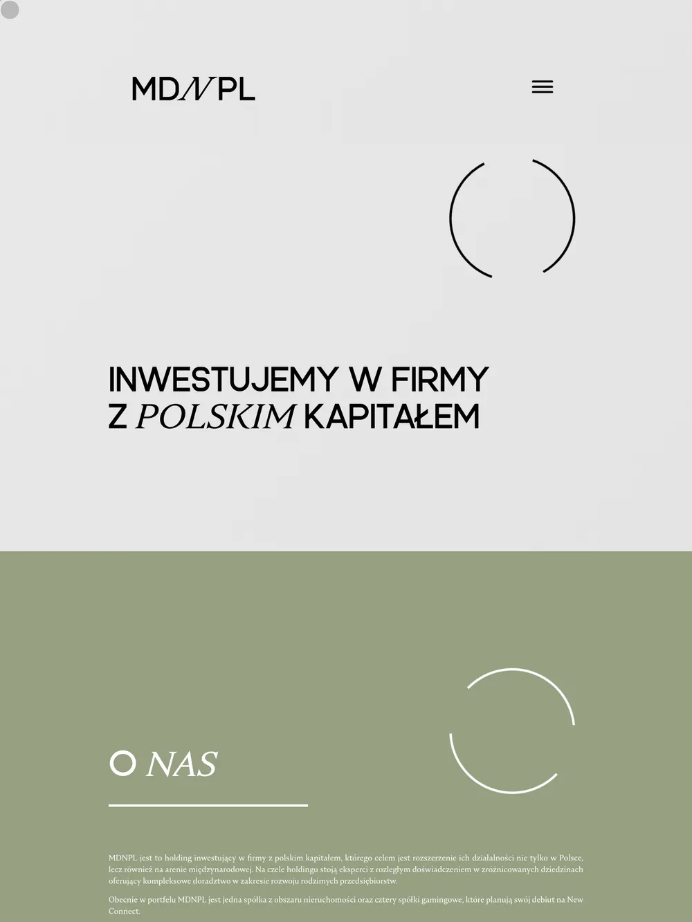 MDNPL: A Holding Company in Pure Typography