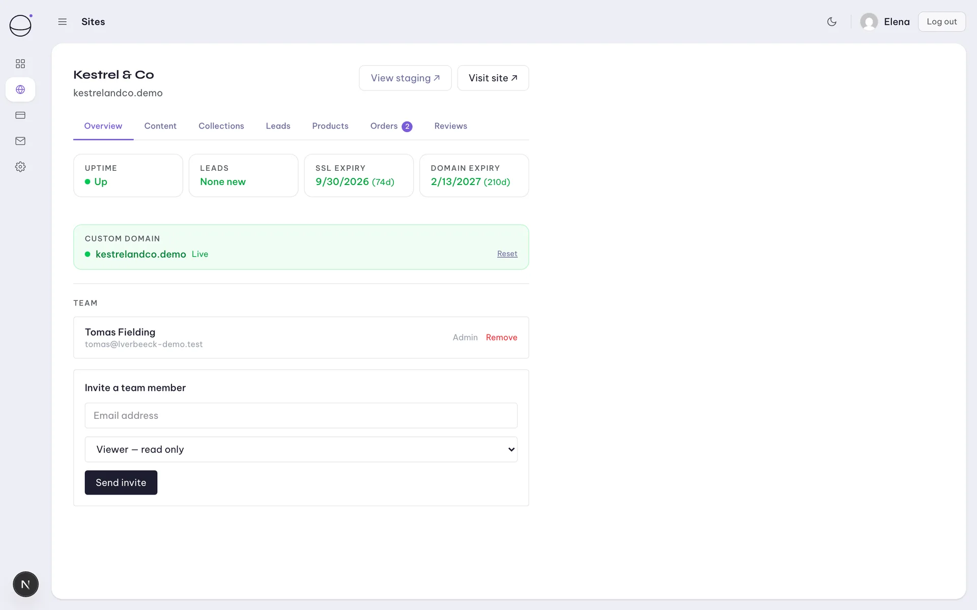 ORBIT interface