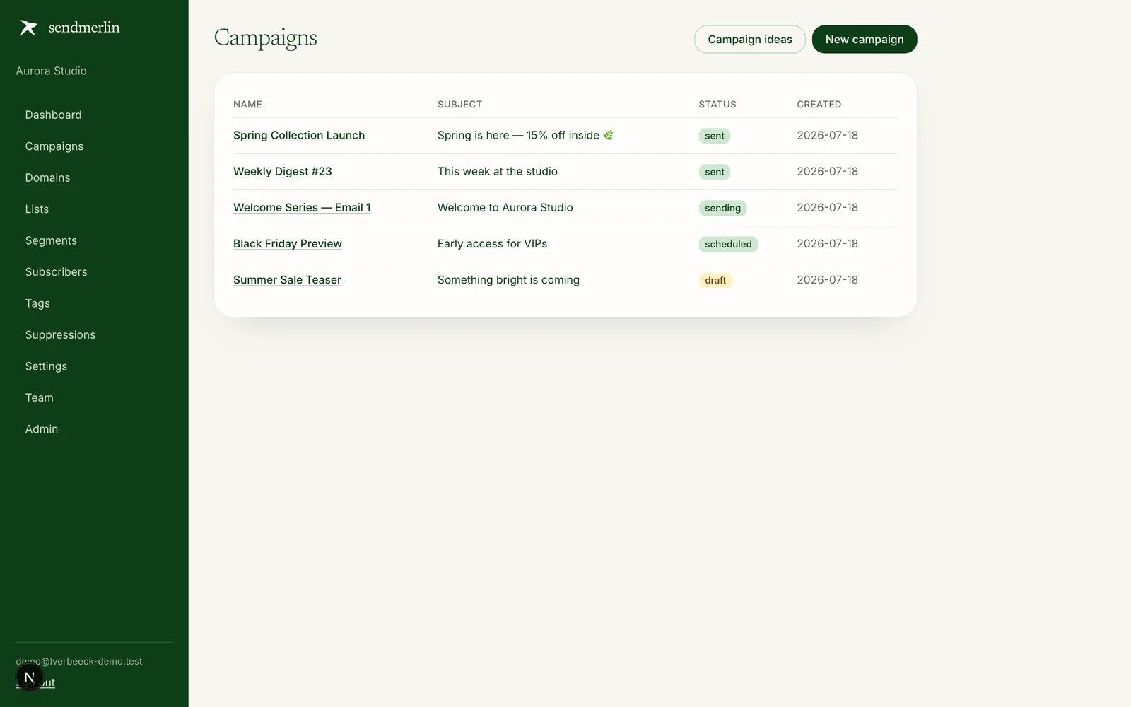 SendMerlin: Shipping an Email Platform Solo