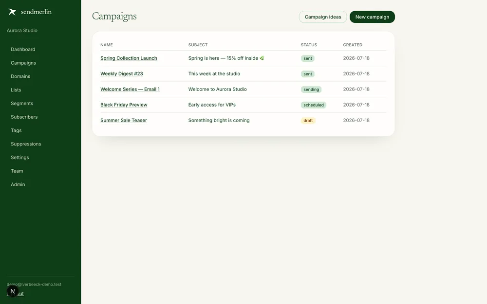 SENDMERLIN